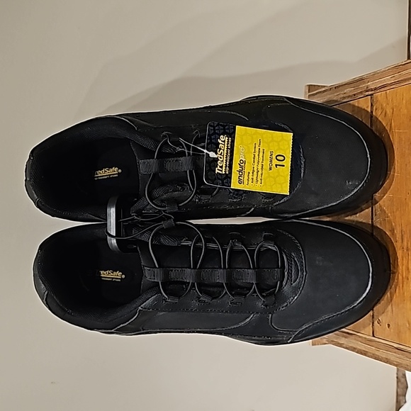 B Tredsafe enduro pro 10 women black work slip resistant NWT pristine condition - Picture 13 of 13